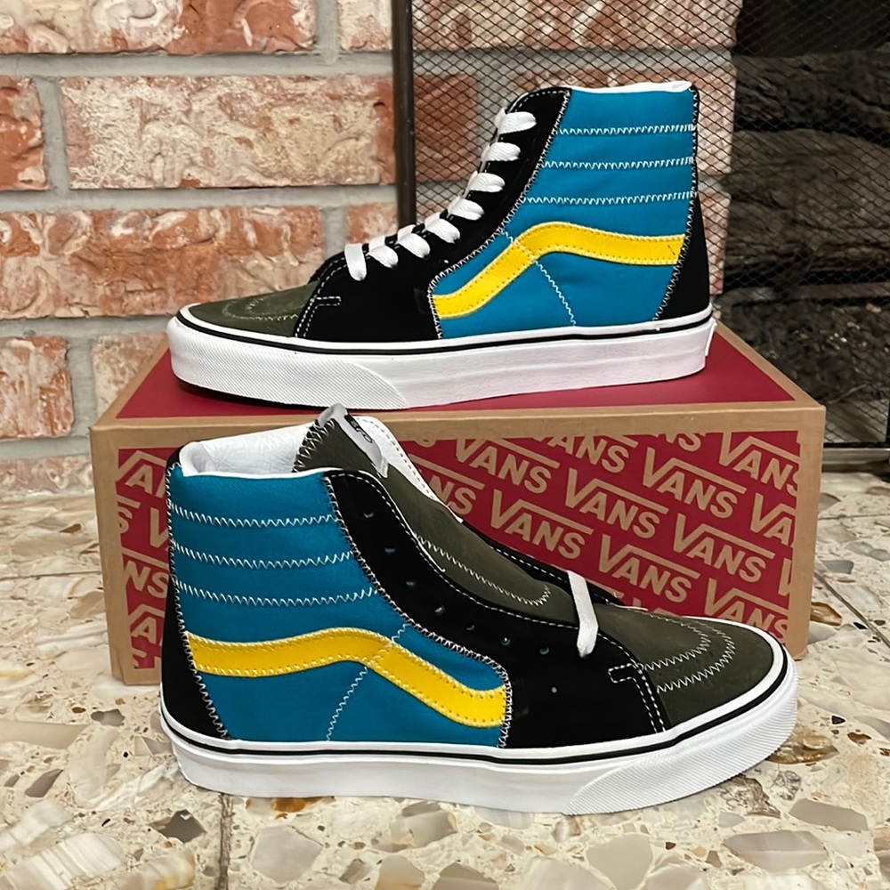 Vans Sk8 Hi zigzag multi true white
